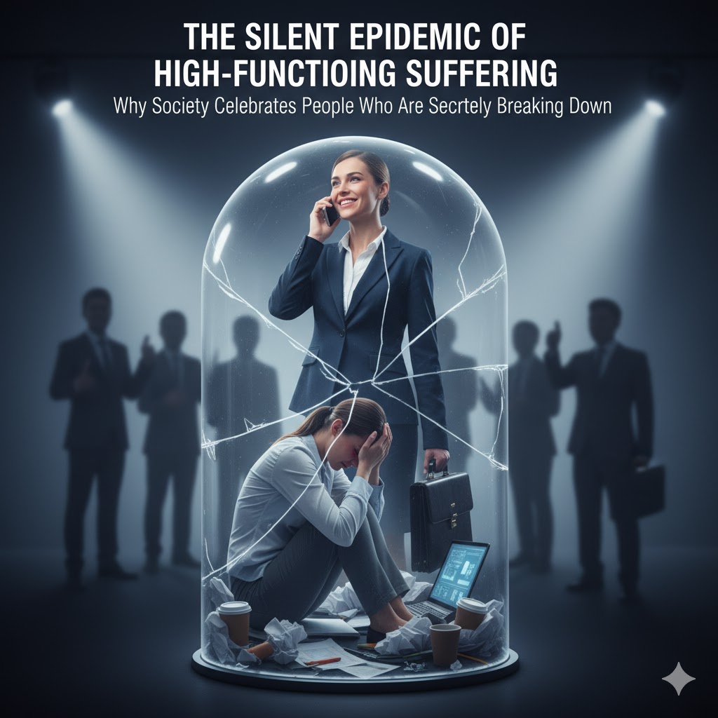The Silent Epidemic of High Functioning Suffering: Why Society Celebrates People Who Are Secretly Breaking Down